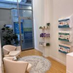 Modern clinic reception at Human Movement Co Gladesville – Chiropractic Physio Massage Gladesville.